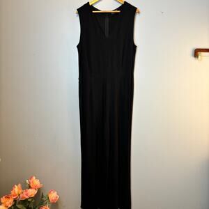The Limited Black V- Neck Jumpsuit Womens XL